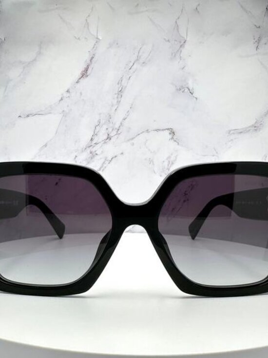 New MIU MIU Sunglasses Black Square Gold Full Rim 56mm MIU MIU main image 8